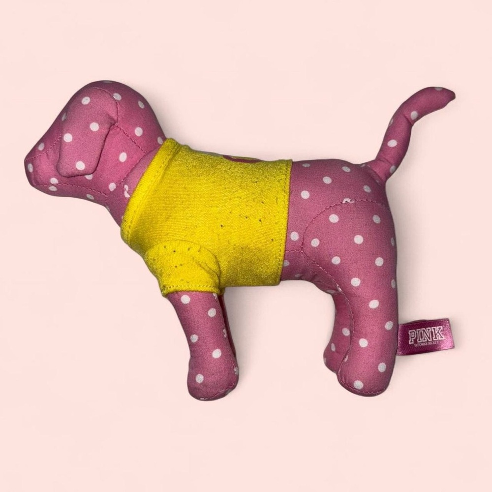 Victoria's Secret Pink Dog Toy with Yellow Shirt